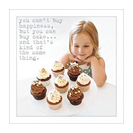 Cake and Happiness Greeting Card
