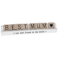 Scrabble Table Plaque - Mum
