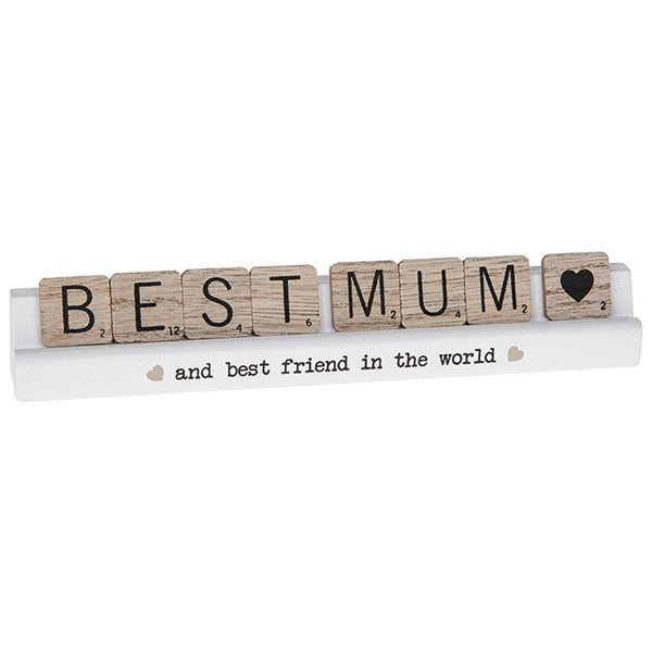 Scrabble Table Plaque - Mum