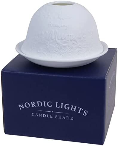 Nordic Lights T-Light Holder - Amazing Mum Butterfly