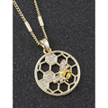2nd Bee Honeycomb - Gold Plated Necklace