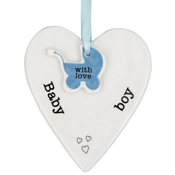 Keepsake Heart - New Baby Boy