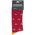 Men's Bamboo Socks - Dog - Red