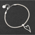 Mesh Heart Bracelet