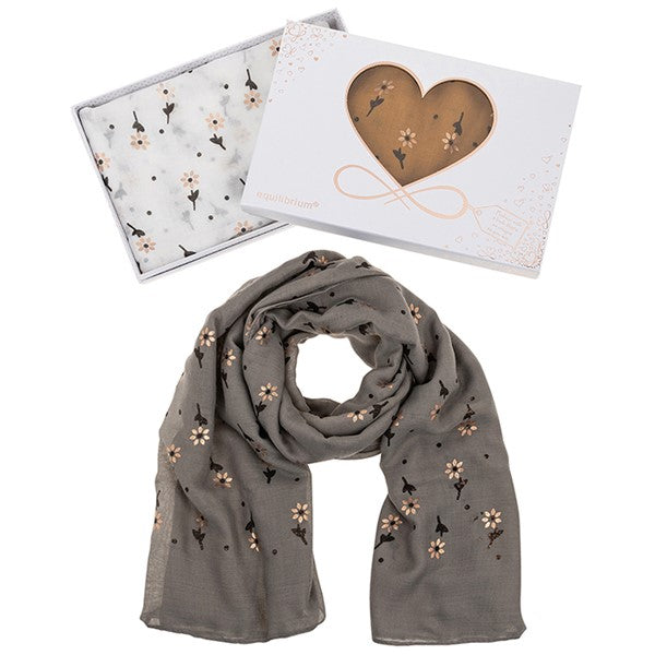 Boxed Scarf - Floral