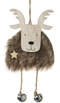 Moose With Bells - Tree Decoration
