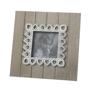 Square Photo Frame With Hearts