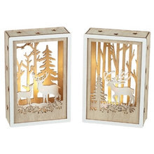 Load image into Gallery viewer, Woodland Stags Light Up Plaques .
