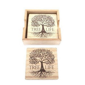 Wooden Tree Of Life Coasters