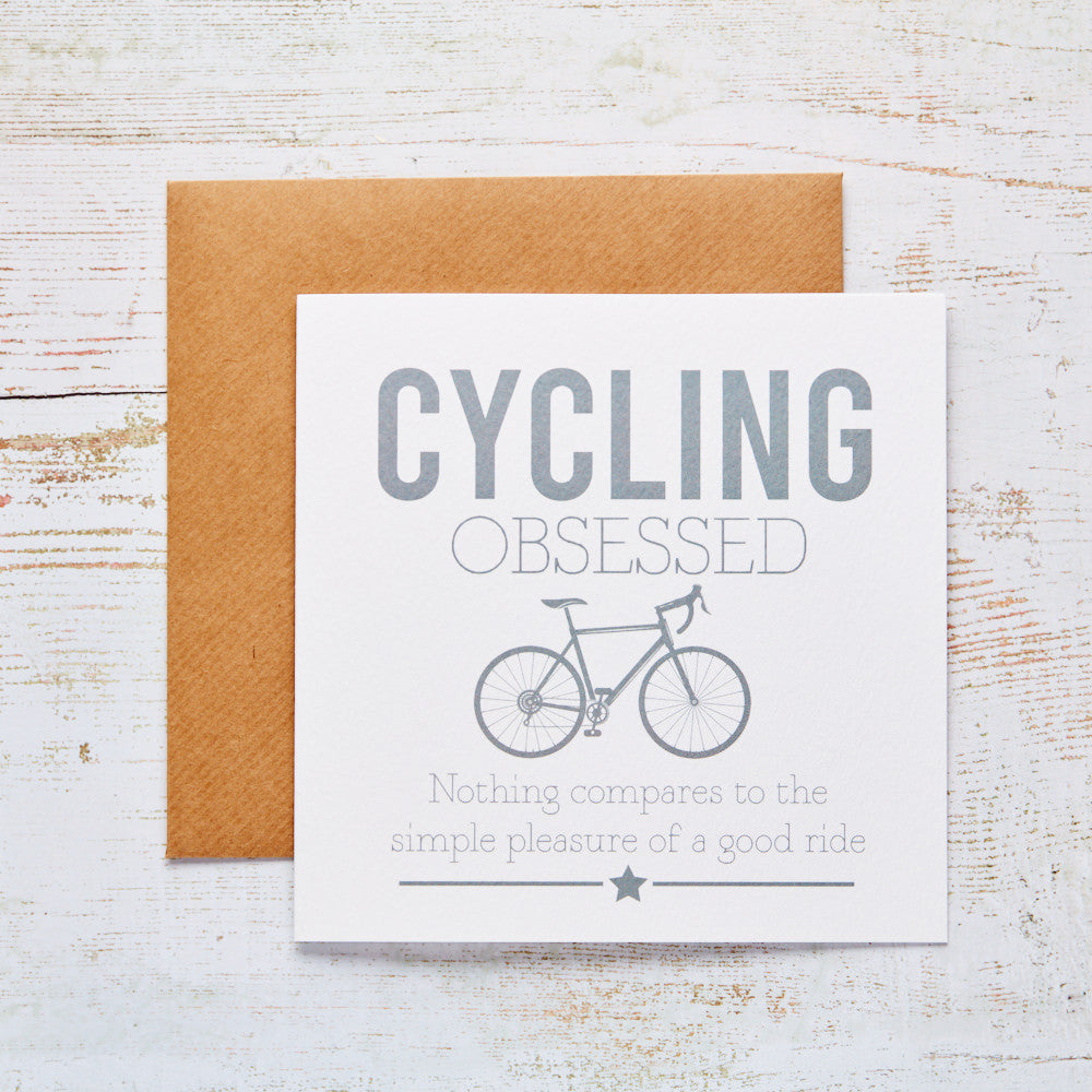 Cycling Obsessed Card