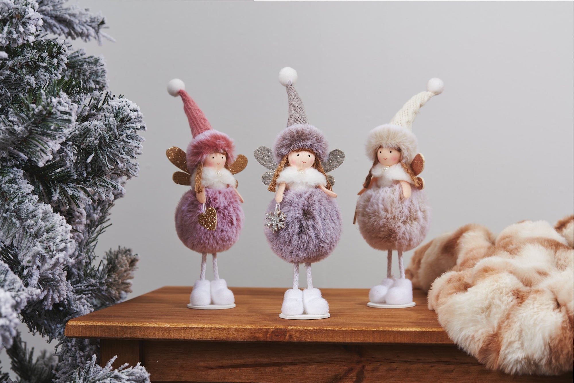 Fluffy Girls Standing