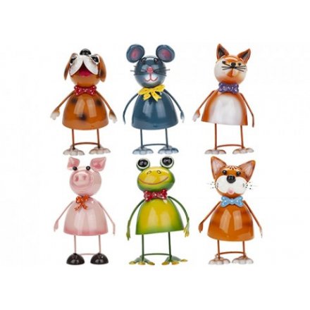Novelty Wobbly Animal Garden Ornaments