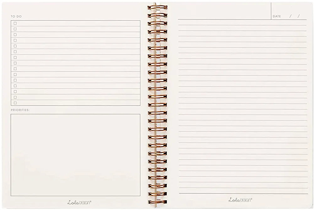 Pink Bee Wirebound B5 Organiser / Planner