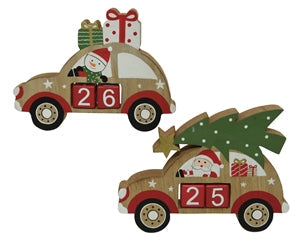 Count Down To Christmas Advent Cars