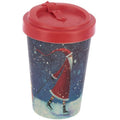 Eco Friendly Bamboo Travel Mug - Santa