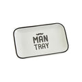 Ceramic White Man Tray