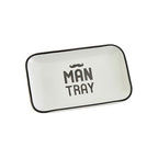 Ceramic White Man Tray