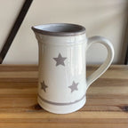 White & Grey Stars Jug