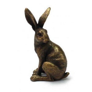 Bronzed Sitting Hare - Small