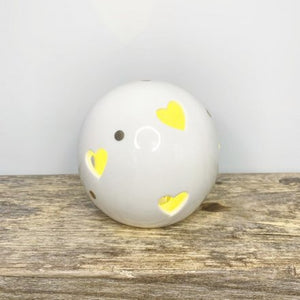 LED Ceramic Ball Hearts - Small