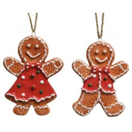 Gingerbread People Tree Decorations .
