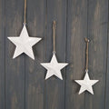 Hanging White Stars