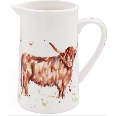 Country Life Jug - Highland Cow