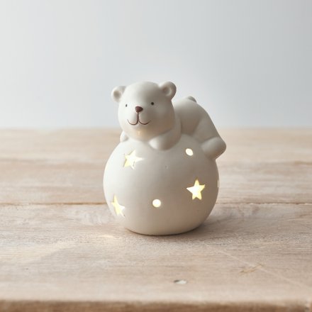 LED Star Ball With Bear