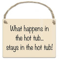 Hot Tub - Mini Metal Sign