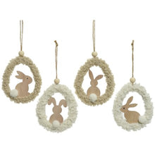 Load image into Gallery viewer, Easter Teddy Egg Hanging Decorations ..
