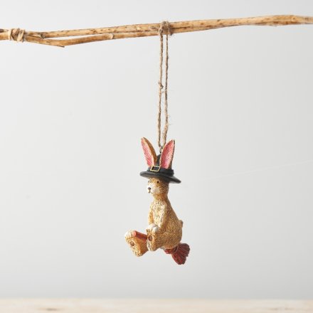 Witch Bunny Hanging