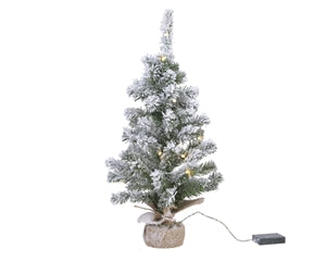 LED Festive Snow Tree .