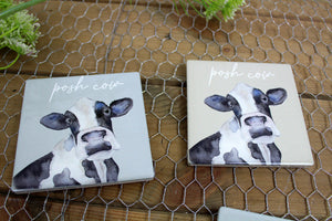 Posh Cow Coasters