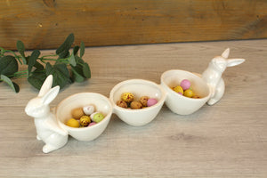 Easter Bunny Triple Snack Bowl ..