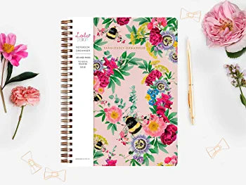 Pink Bee Wirebound B5 Organiser / Planner
