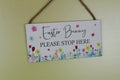 Easter Bunny Please Stop Here Sign ..