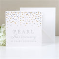 Pearl Wedding Anniversary Card