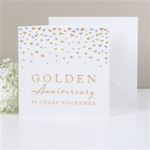 Golden Wedding Anniversary Card