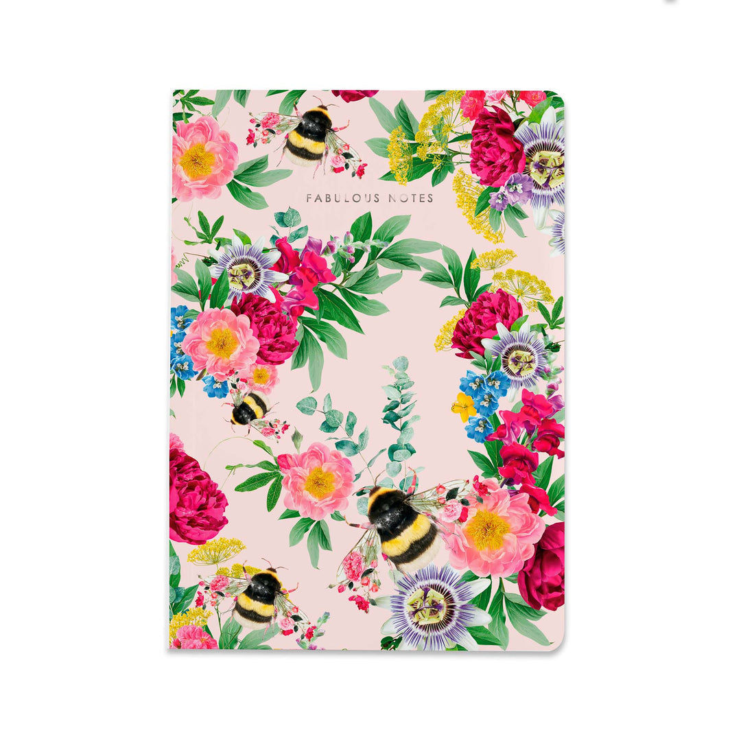 Pink Bee A5 Notebook