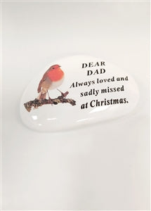 Robin Memorial Pebble - Dad