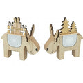 Chunky Wooden Christmas Reindeers