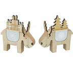 Chunky Wooden Christmas Reindeers