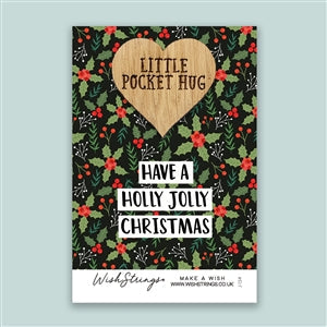Little Pocket Hug - Holly Jolly Christmas .