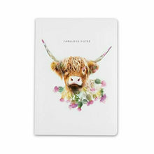 Load image into Gallery viewer, Highland Cow A5 Notebook
