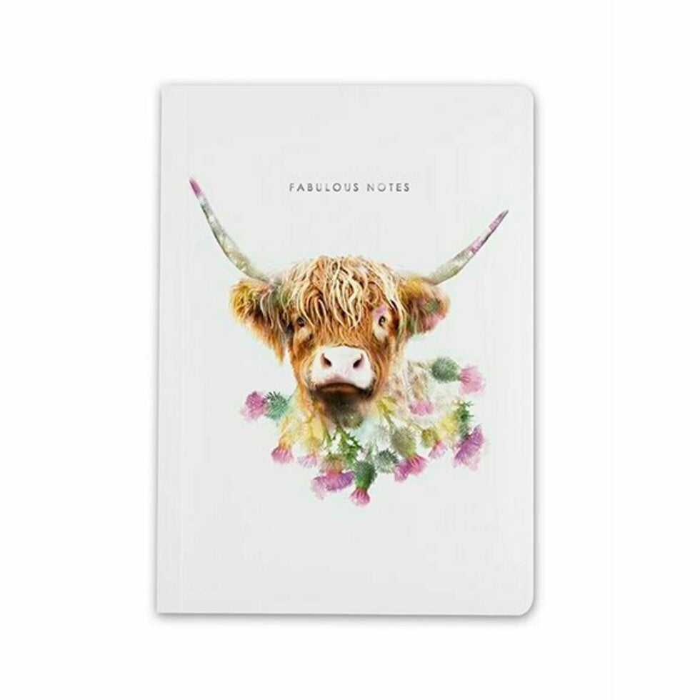 Highland Cow A5 Notebook