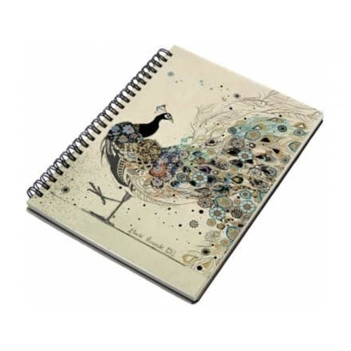 Whimsical Inspired A6 NoteBook - Peacock