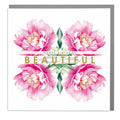 Happy Birthday Beautiful Peonies Card