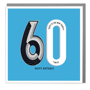 60th Happy Birthday Card .