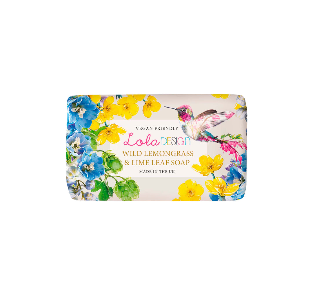 Wild Lemongrass & Lime Leaf Hummingbird Soap Bar
