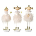 Standing Princesses In Pink Dresses - Set of 3
